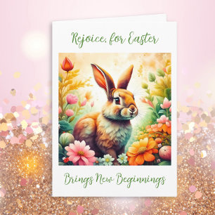 Rejoice for Easter Brings New Beginnings Card