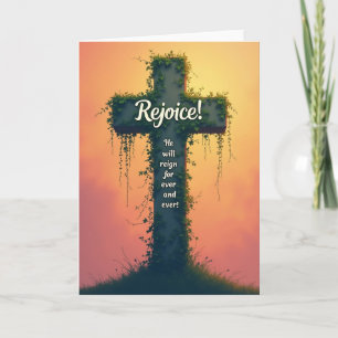 Rejoice Forever Sacred Scene Card