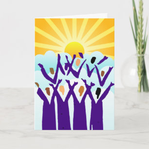 Rejoice greeting card