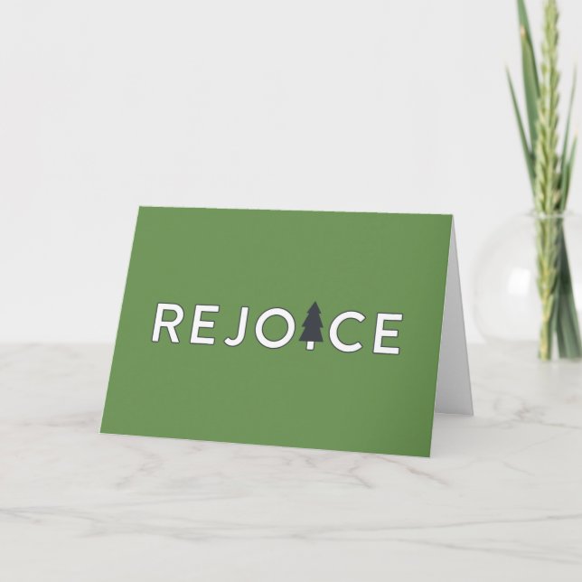 Rejoice Holiday Card (Front)