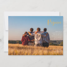 Rejoice Holiday Religious Photo Card