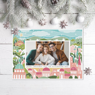 Rejoice in Bethlehem Religious Christmas Photo Holiday Card