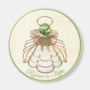 Rejoice in Hope - Christmas Angel of Hope Magnet