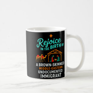 Rejoice In The Birth Of A Brown Skinned Christian Coffee Mug