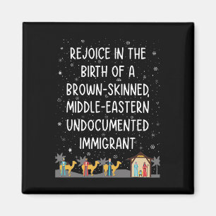 Rejoice In The Birth Of A Brown Skinned Middle Eas Magnet