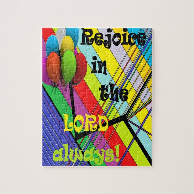 Rejoice in the Lord Always Jigsaw Puzzle (Vertical)