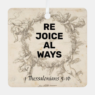 Rejoice Metal Tree Decoration