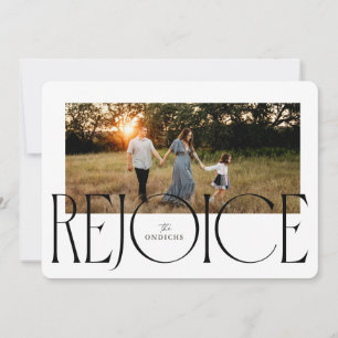 Rejoice Religious Christmas Card