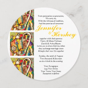 Rejoicing In The Torah (rounded) Invitation