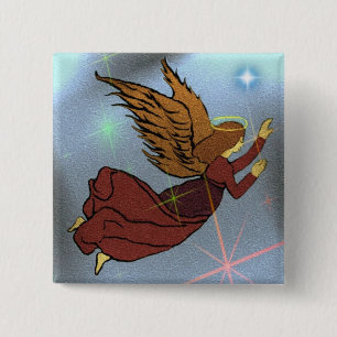 Rejoyce 15 Cm Square Badge