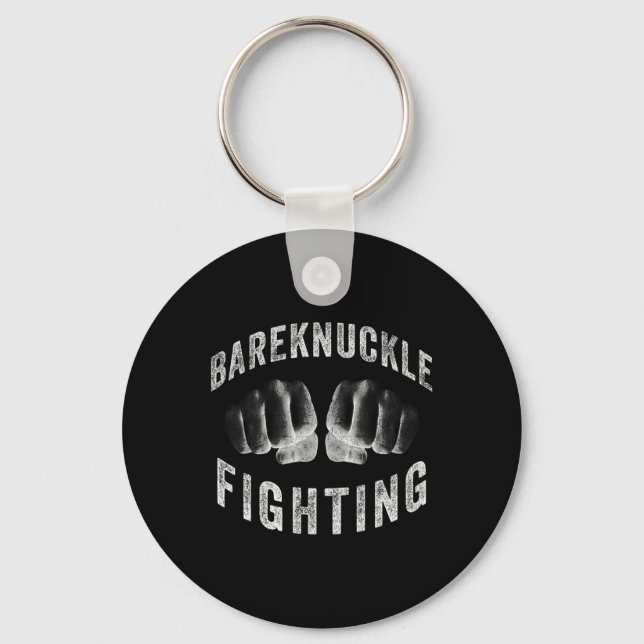 Reknuckle Fighting Knockout  Key Ring (Front)