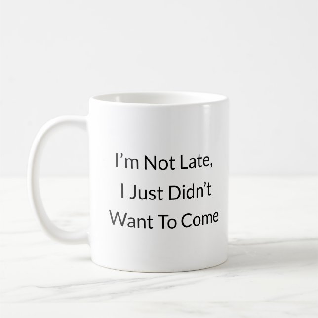 Relatable Lazy Genius Humor Mug for Work or Home (Left)