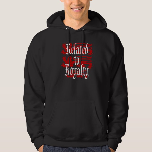 Related To Royalty Genealogy Genealogist Family Hi Hoodie (Front)