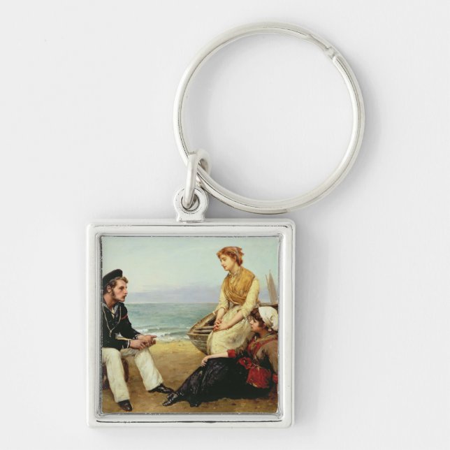 Relating his Adventures, 1881 Key Ring (Front)