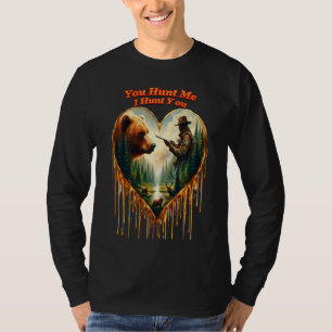 Relationship Between Hunter grizzly Bear and Deer T-Shirt
