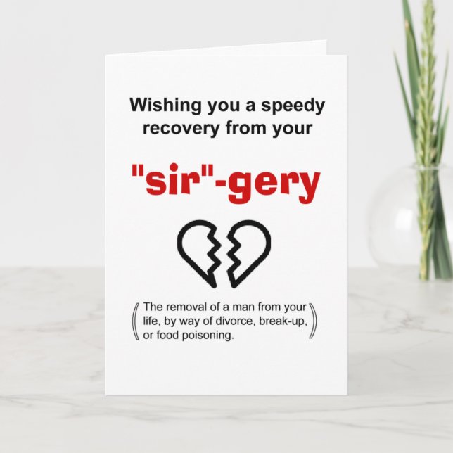 relationship breakup card (Front)