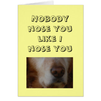 Relationship/Dating - Nobody nose you like I nose