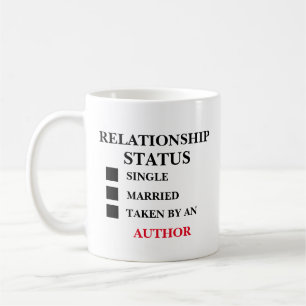 Relationship Status Author Coffee Mug