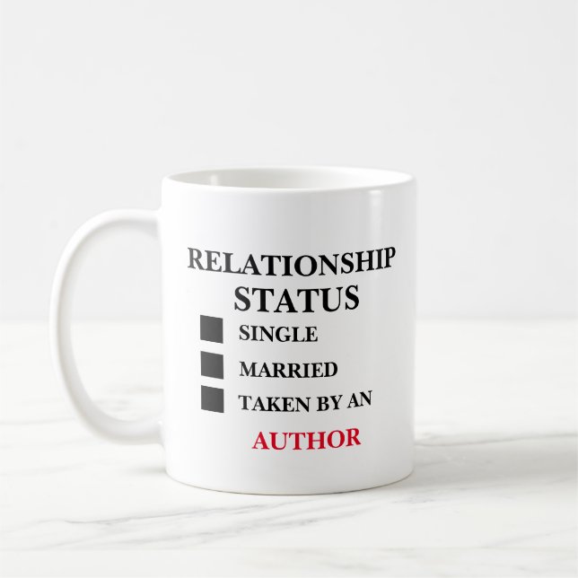 Relationship Status Author Coffee Mug (Left)