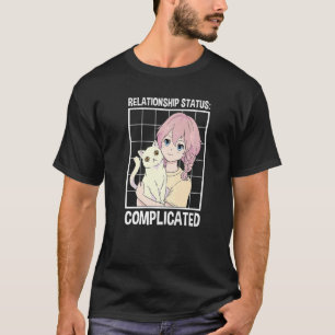 Relationship Status Complicated Cat  Cat Owner Ani T-Shirt