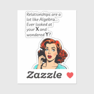 Relationships are Like Algebra Funny Quip