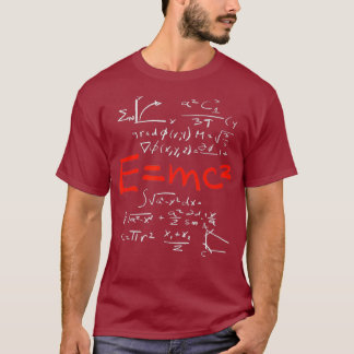 Relativity theory E mc2 theory equation physics T-Shirt