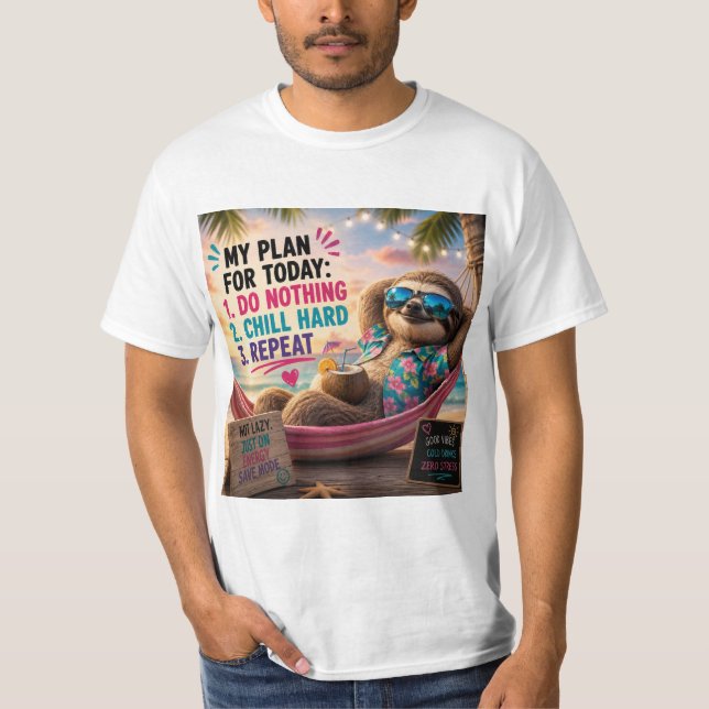 Relax and chill t shirt (Front)