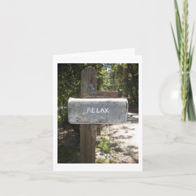 *RELAX* AND ***ENJOY*** IT'S YOUR BIRTHDAY CARD (Front)