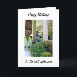 RELAX AND ENJOY YOUR BIRTHDAY SISTER CARD<br><div class="desc">RELAX AND ENJOY YOUR BIRTHDAY SISTER</div>