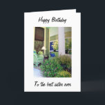 RELAX AND ENJOY YOUR BIRTHDAY SISTER CARD<br><div class="desc">RELAX AND ENJOY YOUR BIRTHDAY SISTER</div>
