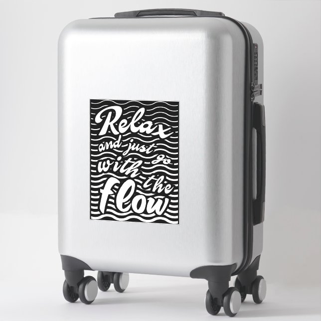 Relax and just go with the flow, waves version (Suitcase)