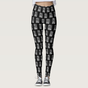 Relax and just go with the flow, waves version leggings
