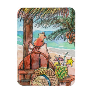 Relax at Beach Magnet