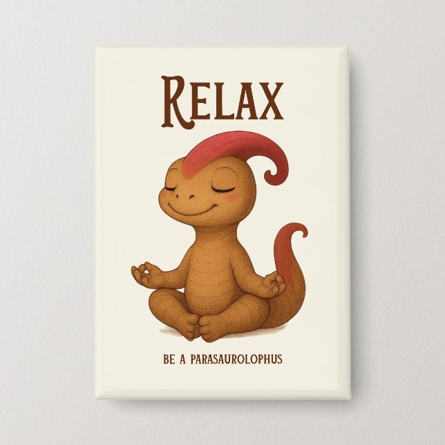 Relax, be a Parasaurolophus“ – Kammli Yoga (Front)