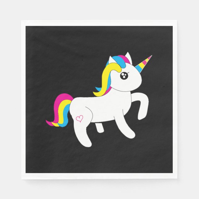 Relax  Be Unicorn Napkin (Front)