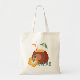 Relax Beach Tote Bag