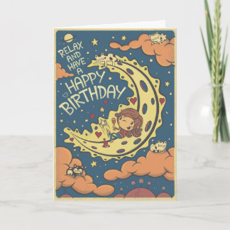 Relax Birthday Card