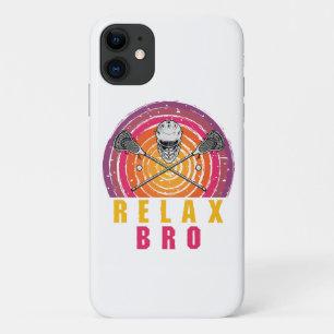Relax Bro Lacrosse iPhone 11 Case