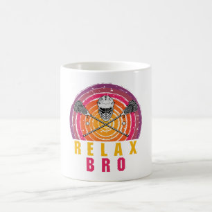Relax Bro Lacrosse Coffee Mug