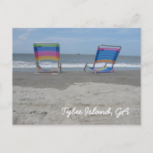 Relax by the beach postcard