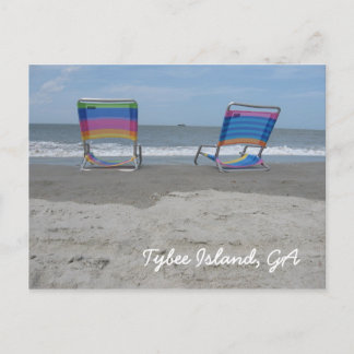 Relax by the beach postcard