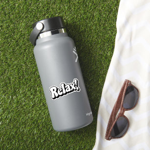 'Relax!' Design Sticker