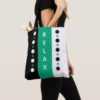 Relax dots stripes black white & green