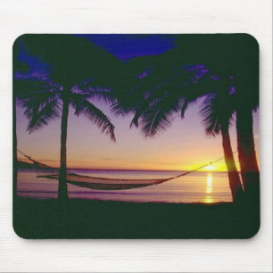 Relax, enjoy the sunset in this hammock.  Mousepad