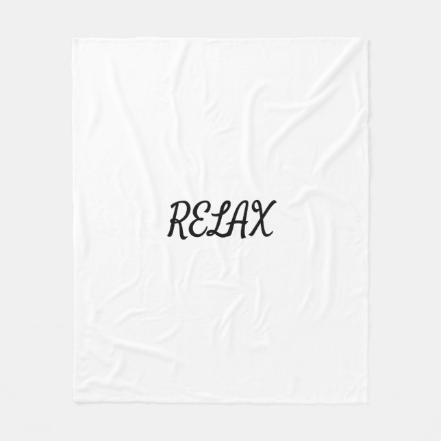 RELAX FLEECE BLANKET (Front)