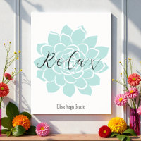 Relax Green White Yoga Quotes Zen Fitness Work Out