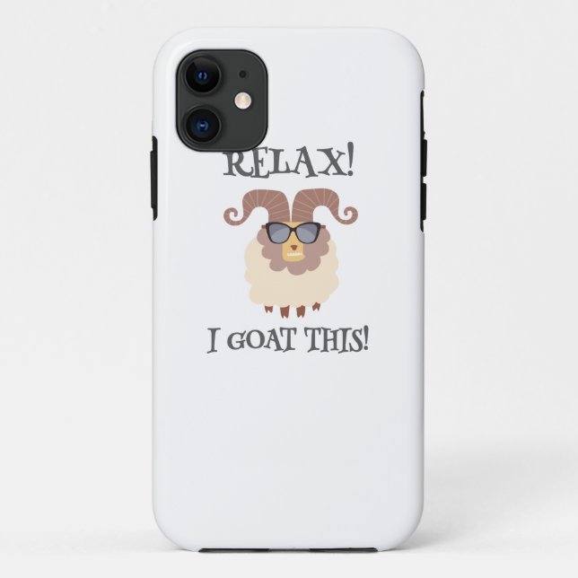 Relax I Goat This Case-Mate iPhone Case (Back)