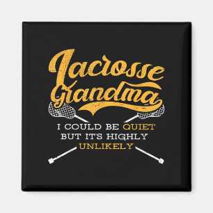 Relax I Love Lacrosse Grandma Saying Lax Is Life G Magnet