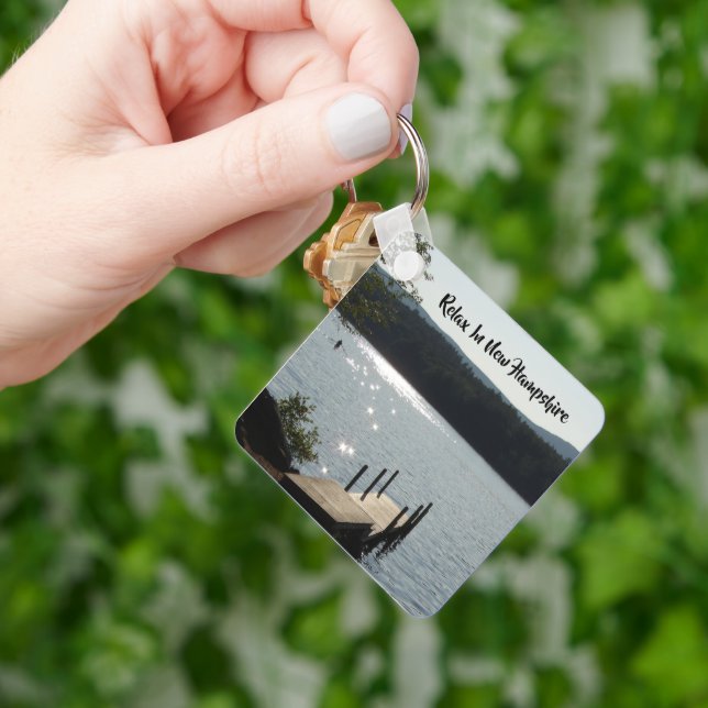 relax in New Hampshire Key Ring (Hand)