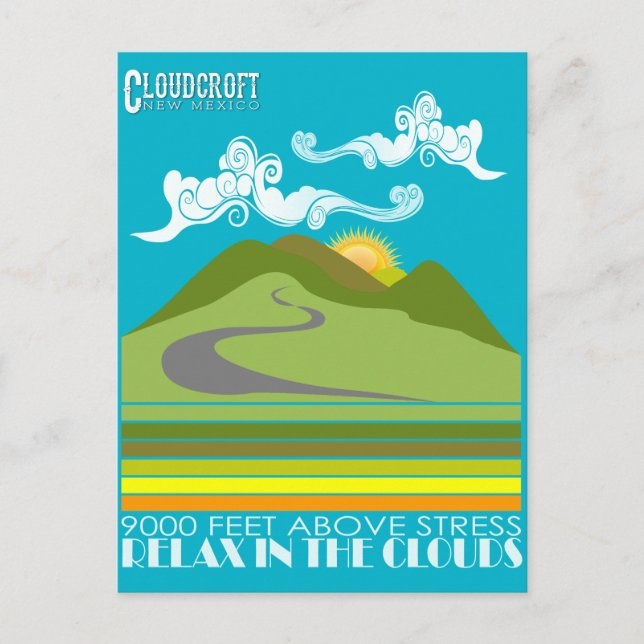 Relax In The Clouds Postcard (Front)